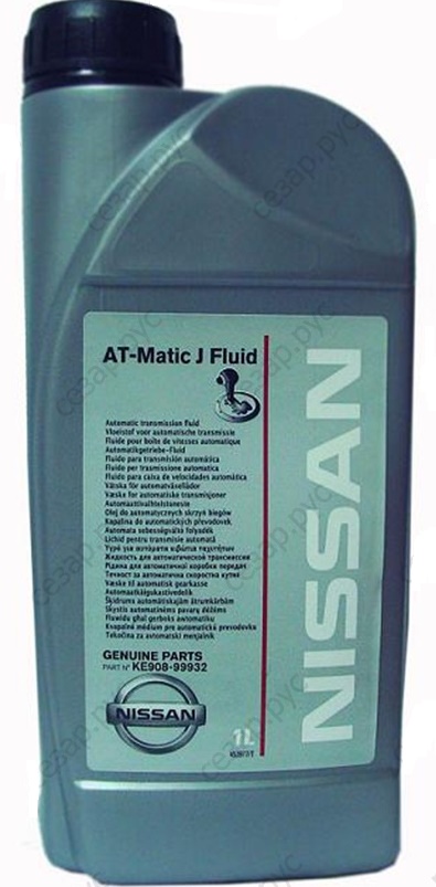 жидкость гидравлическая! NISSAN AT-Matic J Fluid (1L) для АКПП синт.\